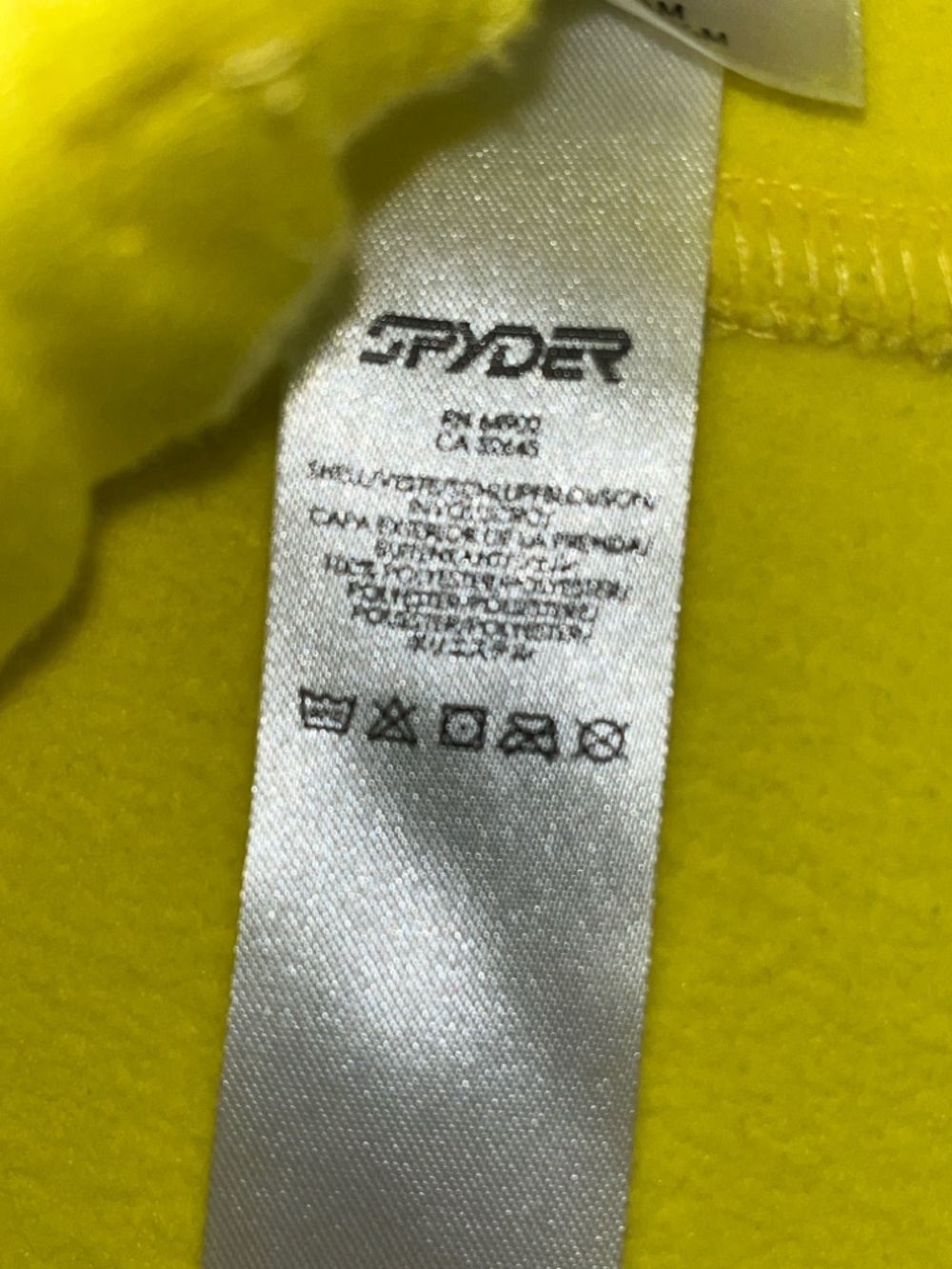 Spyder Women's Endure Full Zip Core Sweater Jacket In Bright Yellow Size Medium - Picture 5 of 12